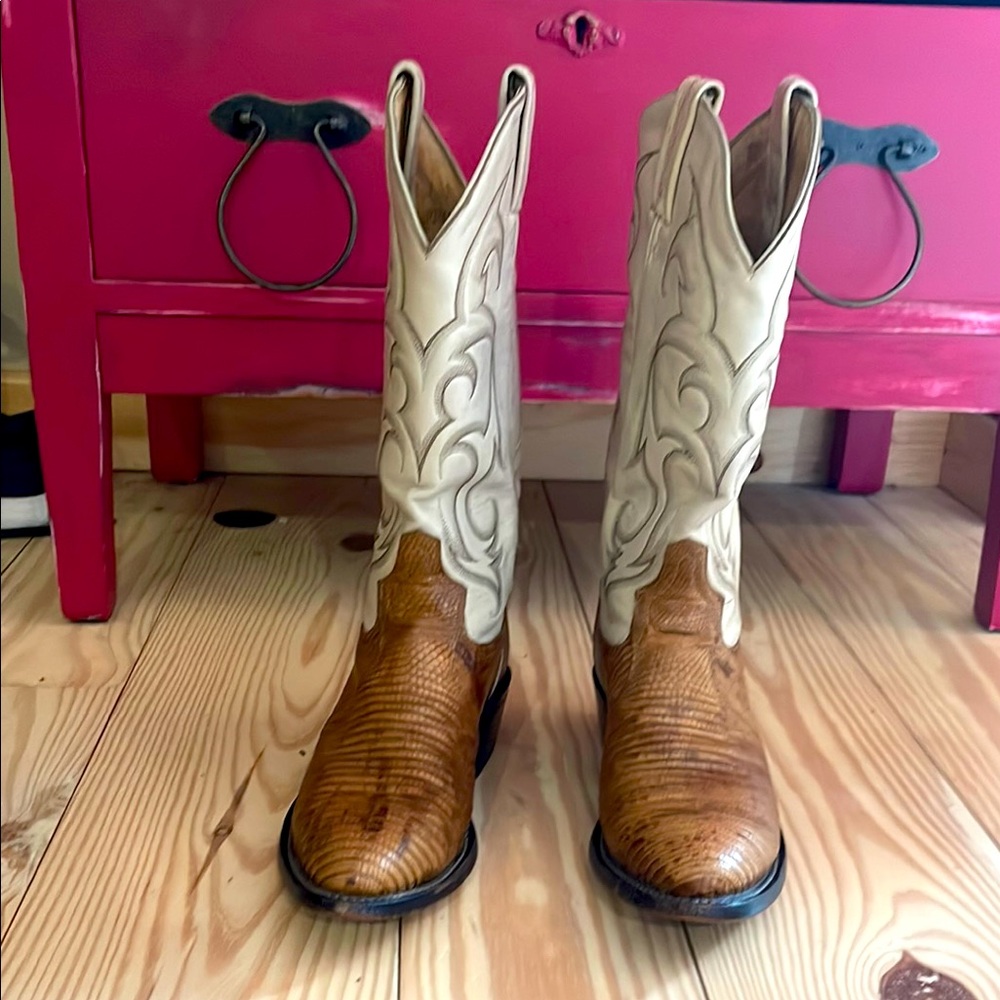 TONY LAMA exotic Cowboy Boots
